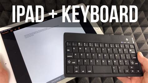 how do you hook up a keyboard to an ipad